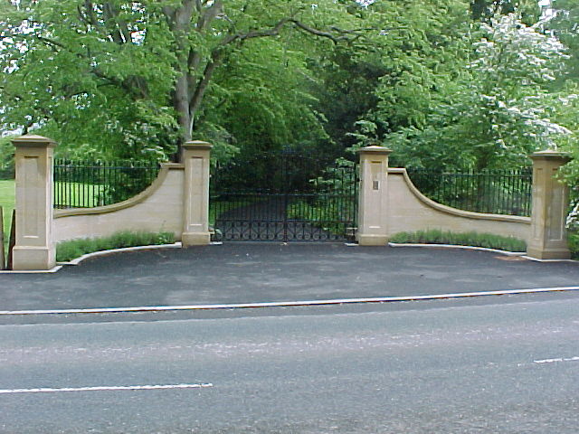 wrought iron domestic swing gate
